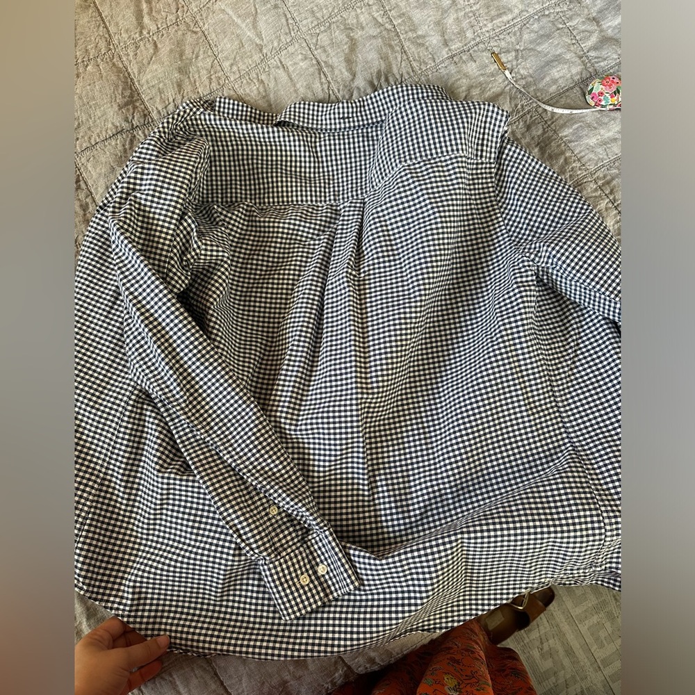 H&M Checked Button Down - image 3
